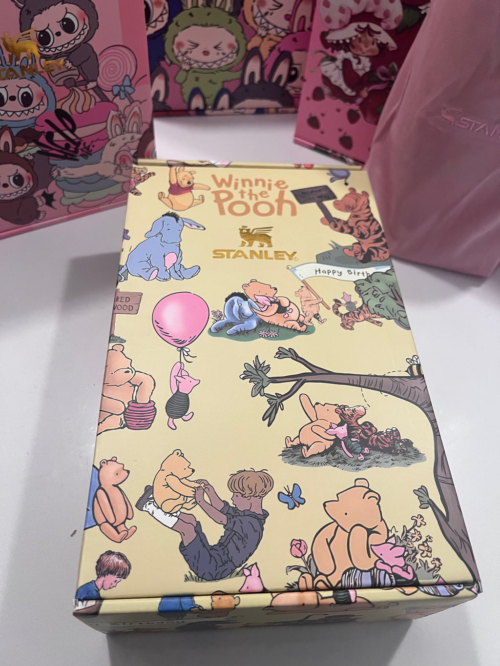 * * LIMITED EDITION * Stanley x Winnie the Pooh Classic Adventure 40 oz Quencher H2.0 FlowState Tumbler – 100% Authentic (New In Box)