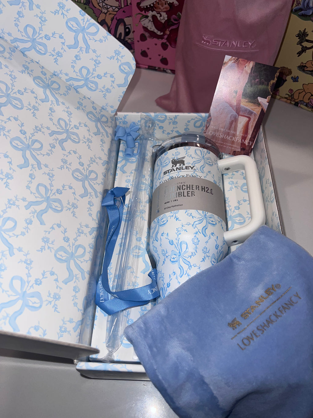 Stanley X LoveShackFancy - Blue Bow Blossom