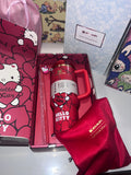 Stanley X Hello Kitty Sweet Hearts Glitter Tumbler [Limited Edition]