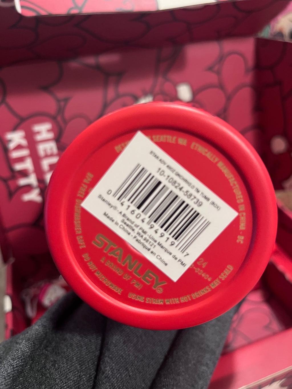 Stanley X Hello Kitty Sweet Hearts Glitter Tumbler [Limited Edition]